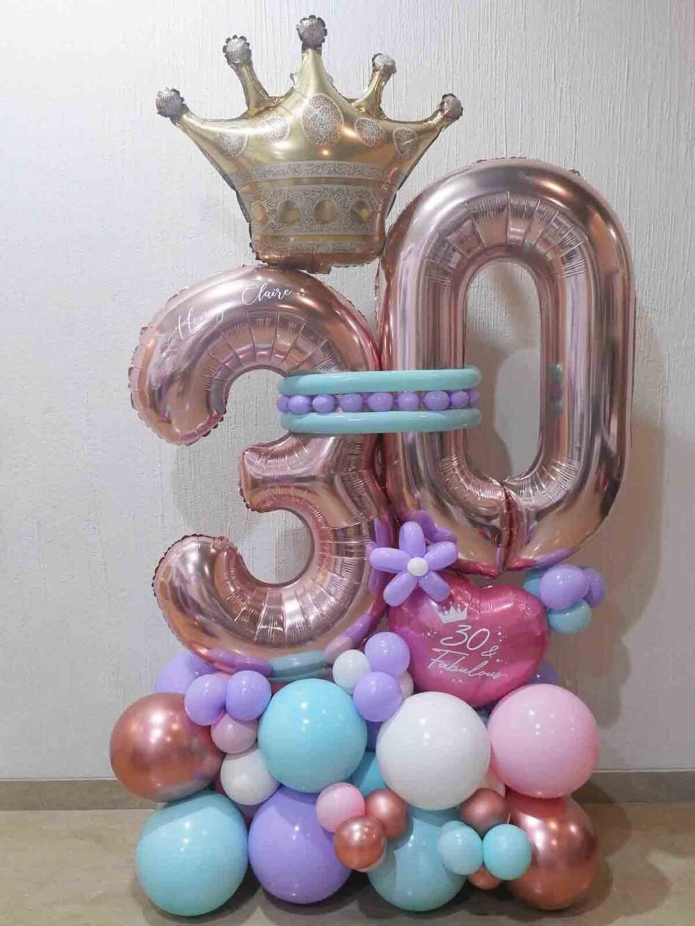 Balloon Marquee number