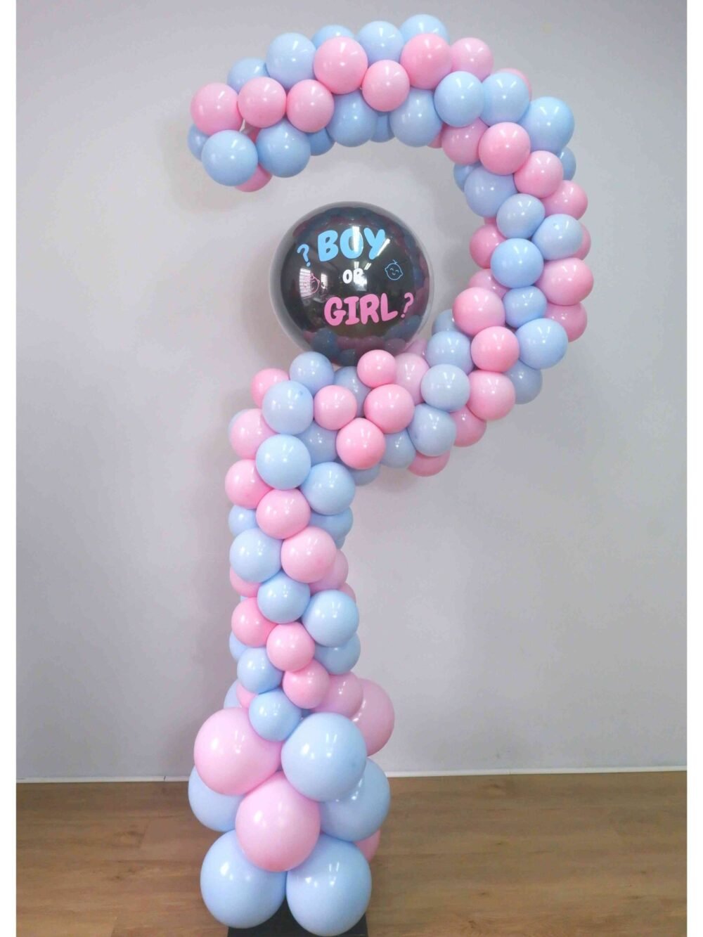 Question Mark Standing (gender reveal)