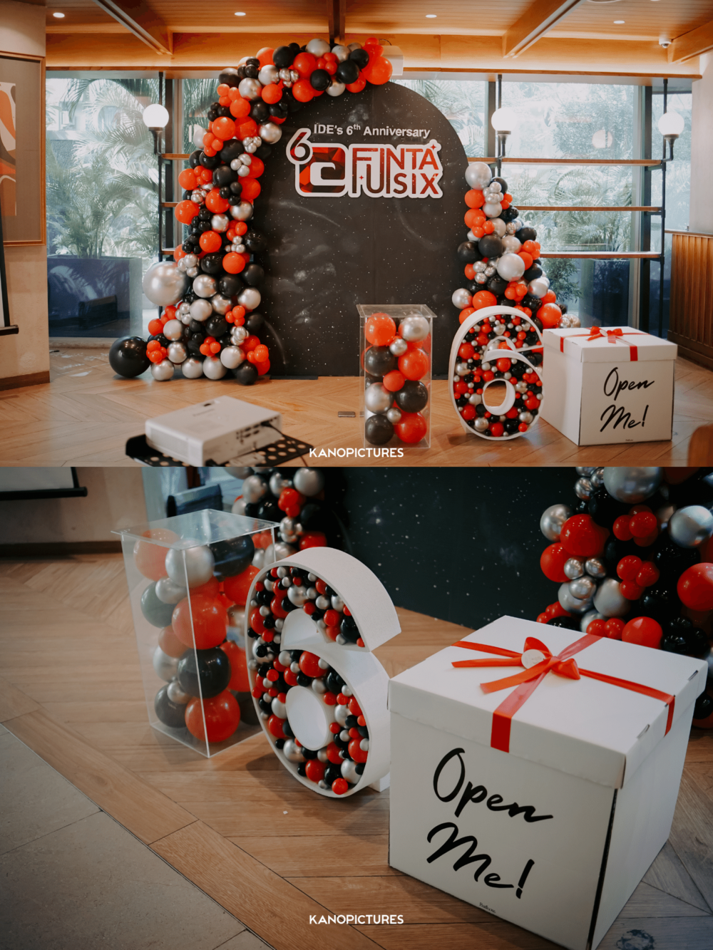 Galaxy backdrop theme for corporation