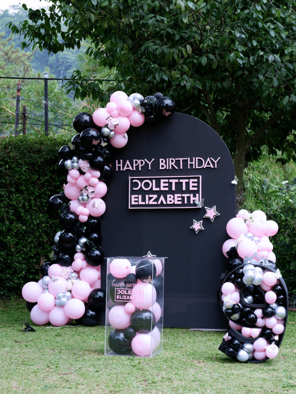 Black Pink Decoration