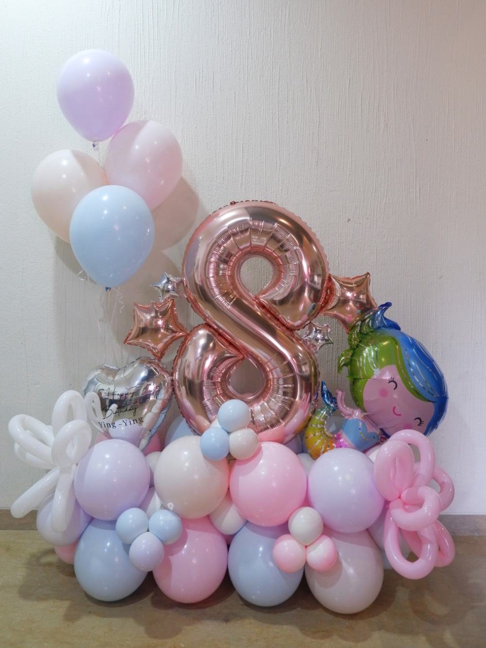 Balloon Column Themed with Helium (premium colors)