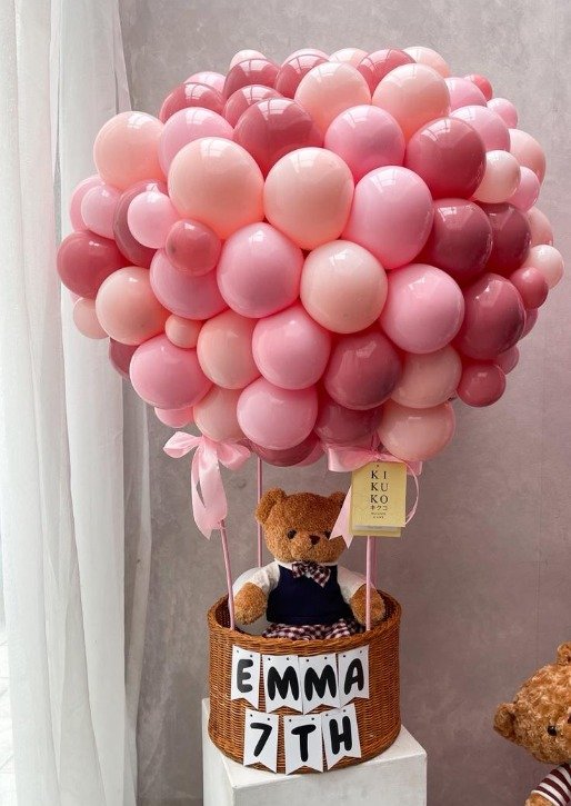 Medium Hot Air Balloon In A Basket - Image 7