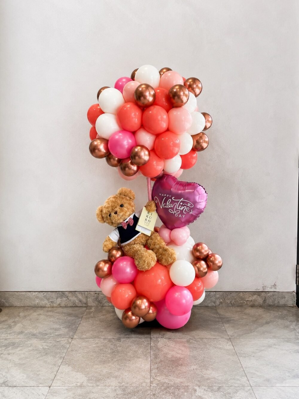 Standing Hot Air - Love Teddy Bear
