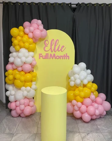 Backdrop Table Cake Styrofoam